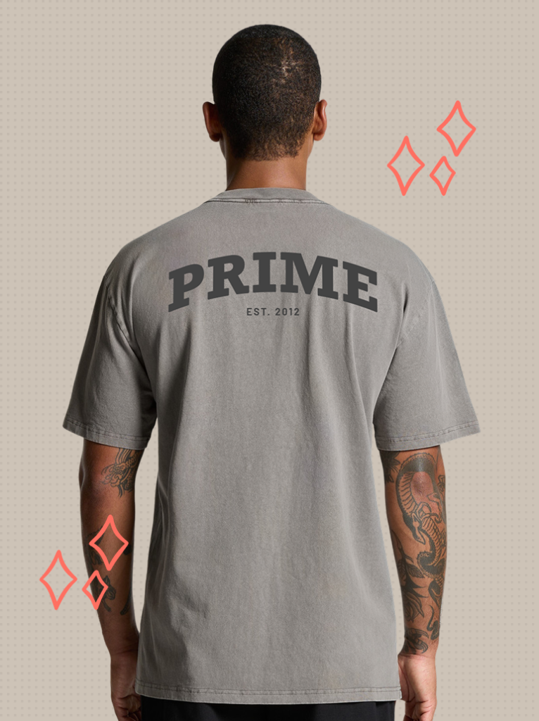 Gray Heavy Faded Tee – Men’s